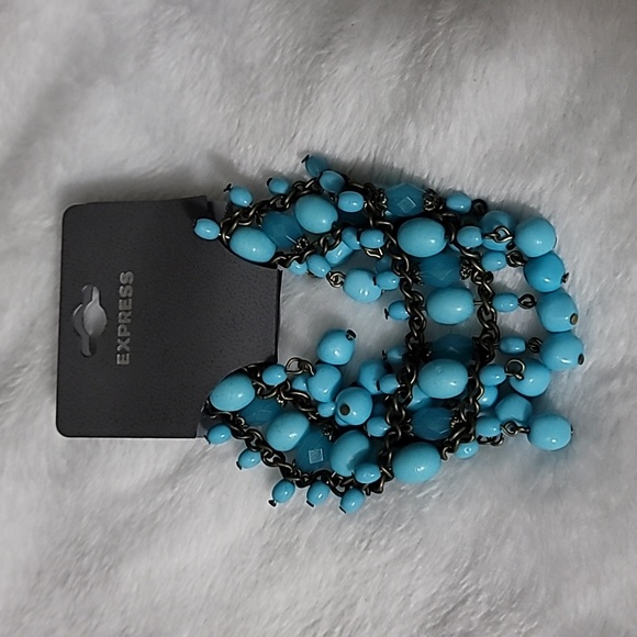 Express Jewelry - Express NWT Light Blue and Turquoise Bracelet